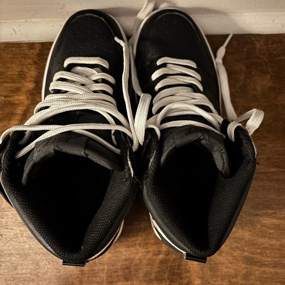 Nike Black and White Youth Dunk Sneakers